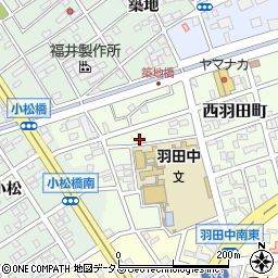 愛知県豊橋市西羽田町49周辺の地図