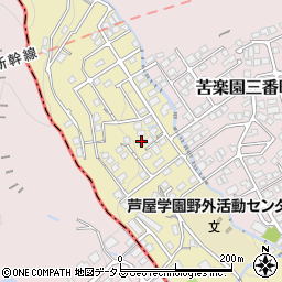 兵庫県西宮市苦楽園四番町15-5周辺の地図