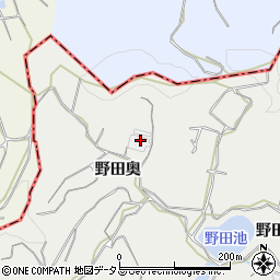 愛知県南知多町（知多郡）内海（野田奥）周辺の地図