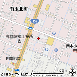 静岡県浜松市中央区有玉北町1751周辺の地図