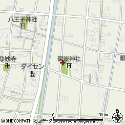 静岡県浜松市中央区豊西町438周辺の地図