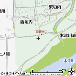 京都府木津川市加茂町岡崎的場周辺の地図