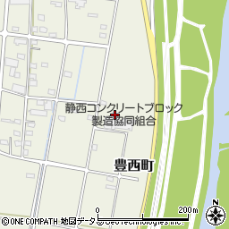 静岡県浜松市中央区豊西町333周辺の地図