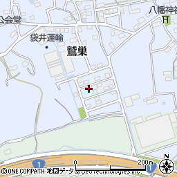 静岡県袋井市鷲巣392-17周辺の地図