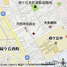 三重県伊賀市緑ケ丘本町4127周辺の地図