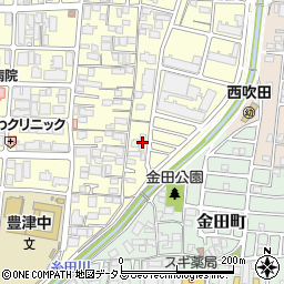 大阪府吹田市垂水町2丁目35-2周辺の地図