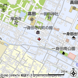 百五銀行一身田支店周辺の地図