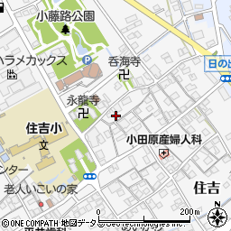 静岡県榛原郡吉田町住吉2158周辺の地図