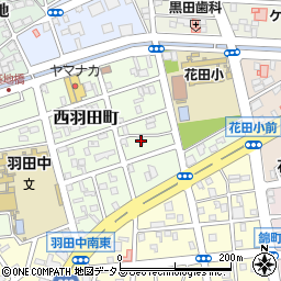 愛知県豊橋市西羽田町191周辺の地図
