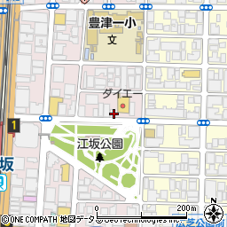 ドコモショップ江坂公園前店周辺の地図