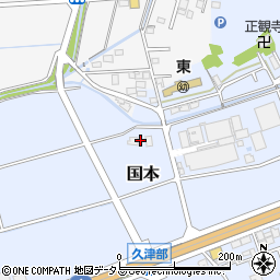 静岡県袋井市国本2389周辺の地図