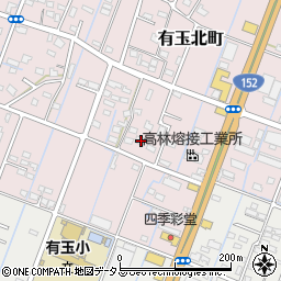 静岡県浜松市中央区有玉北町2237周辺の地図