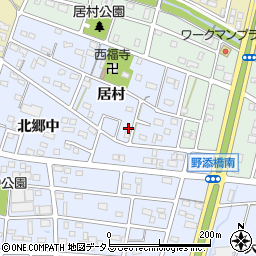 愛知県豊橋市岩田町居村154-1周辺の地図