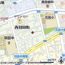 愛知県豊橋市西羽田町193周辺の地図