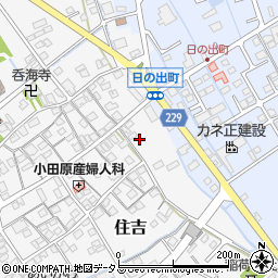 静岡県榛原郡吉田町住吉2126周辺の地図