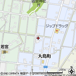 静岡県浜松市中央区大島町644周辺の地図