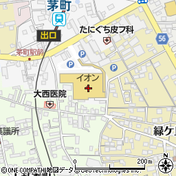マクドナルドイオン伊賀上野店周辺の地図