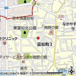 兵庫県尼崎市富松町3丁目31-3周辺の地図