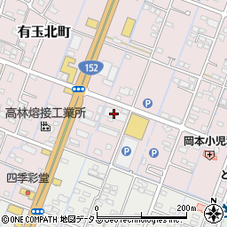 静岡県浜松市中央区有玉北町1752周辺の地図
