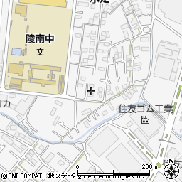 兵庫県加古川市野口町水足530周辺の地図