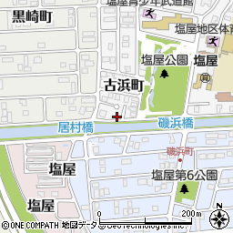 兵庫県赤穂市古浜町91周辺の地図