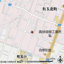 静岡県浜松市中央区有玉北町2244周辺の地図