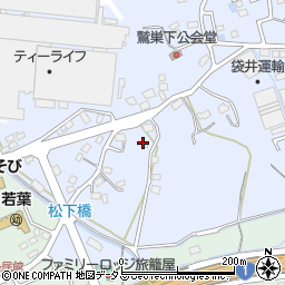 静岡県袋井市鷲巣219周辺の地図