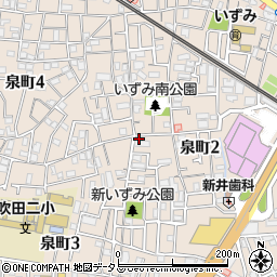 株式会社エコー美容室　阪急吹田店周辺の地図