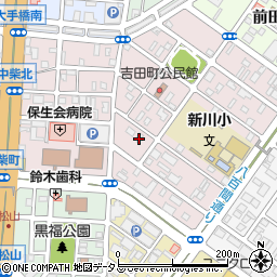 愛知県公共嘱託登記土地家屋調査士協会（公益社団法人）東三河地区事務所周辺の地図