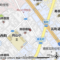 愛知県豊橋市南瓦町96周辺の地図