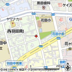 愛知県豊橋市西羽田町188周辺の地図