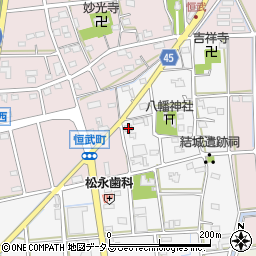 静岡県浜松市中央区貴平町1702周辺の地図