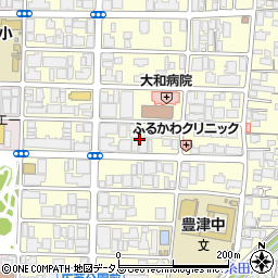 大阪府吹田市垂水町3丁目25周辺の地図