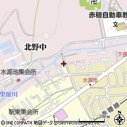 兵庫県赤穂市北野中397-25周辺の地図