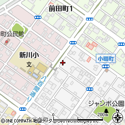 早川燃料周辺の地図