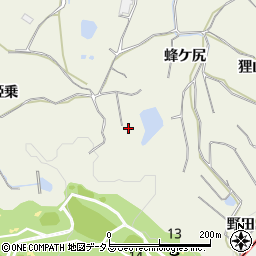 愛知県知多郡美浜町野間蜂ケ尻周辺の地図