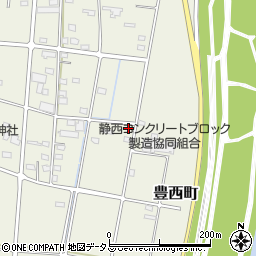 静岡県浜松市中央区豊西町365周辺の地図