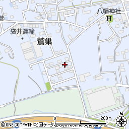 静岡県袋井市鷲巣392-20周辺の地図