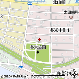メリースクエアＢ館周辺の地図