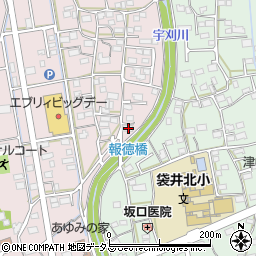 静岡県袋井市堀越977周辺の地図