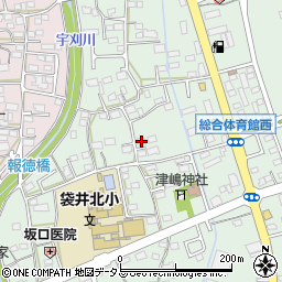 静岡県袋井市久能1792周辺の地図