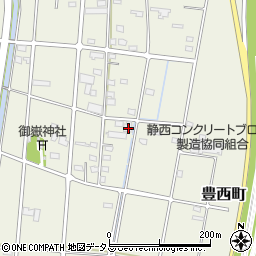 静岡県浜松市中央区豊西町392周辺の地図