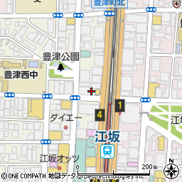 リフレ江坂治療院周辺の地図