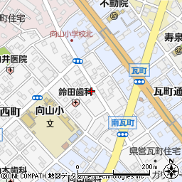 愛知県豊橋市南瓦町96-1周辺の地図
