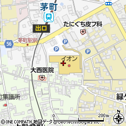 グリーンボックス伊賀上野店周辺の地図