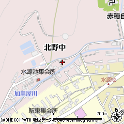 兵庫県赤穂市北野中382-52周辺の地図