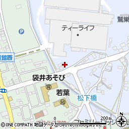 静岡県袋井市鷲巣51周辺の地図