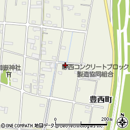 静岡県浜松市中央区豊西町364周辺の地図