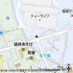 静岡県袋井市鷲巣51-5周辺の地図
