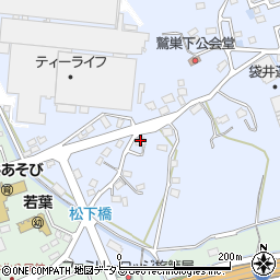 静岡県袋井市鷲巣216周辺の地図